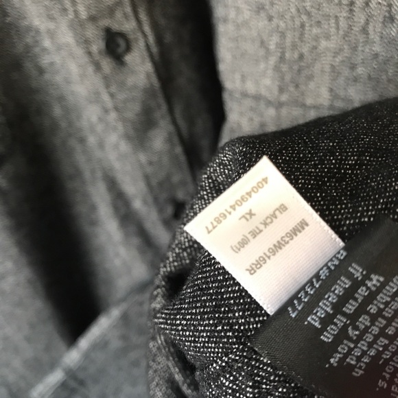 Marc Anthony slim grey button down casual shirt - Picture 6 of 7